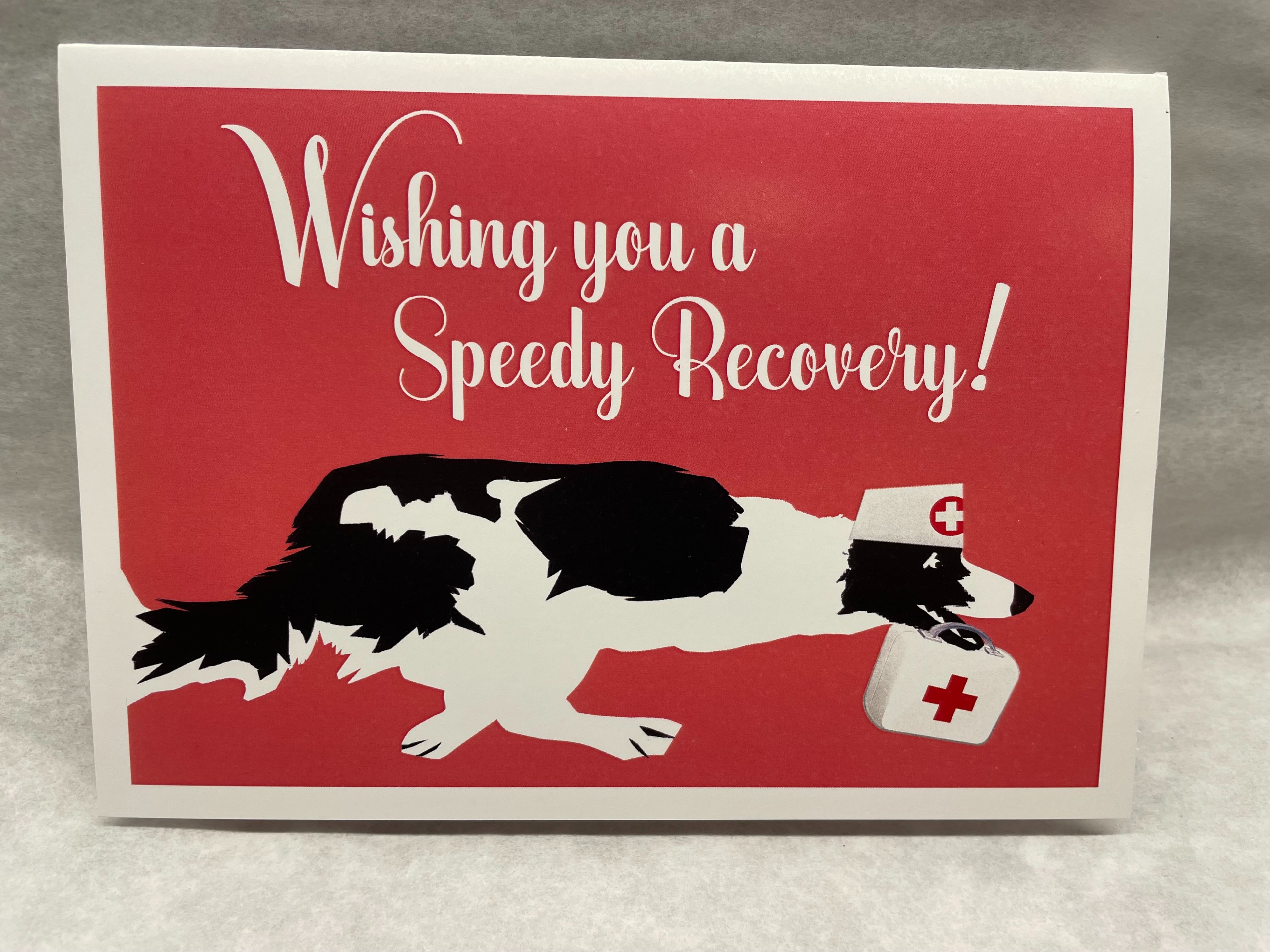 Wishing You a Speedy Recovery Dog Notecard