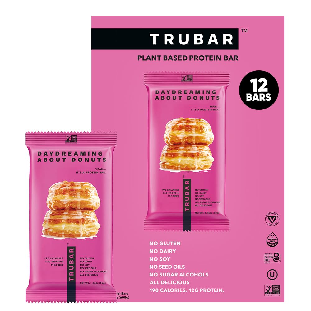 TRUBAR Protein Bar Daydreaming About Donuts 1.76oz 12ct
