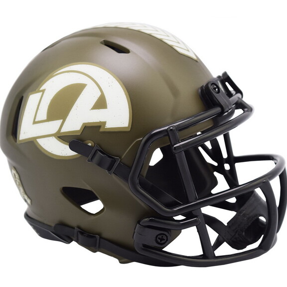 Los Angeles Rams 2022 Riddell Salute to Service Mini Helmet