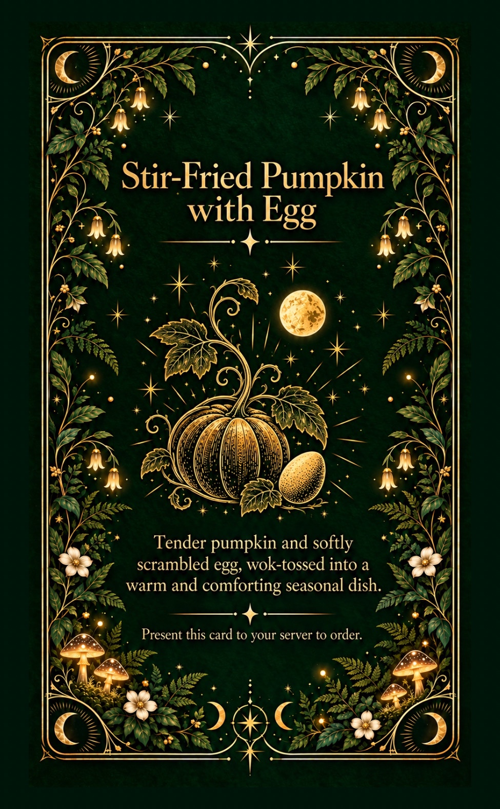 Stir Fry Pumpkin with Egg