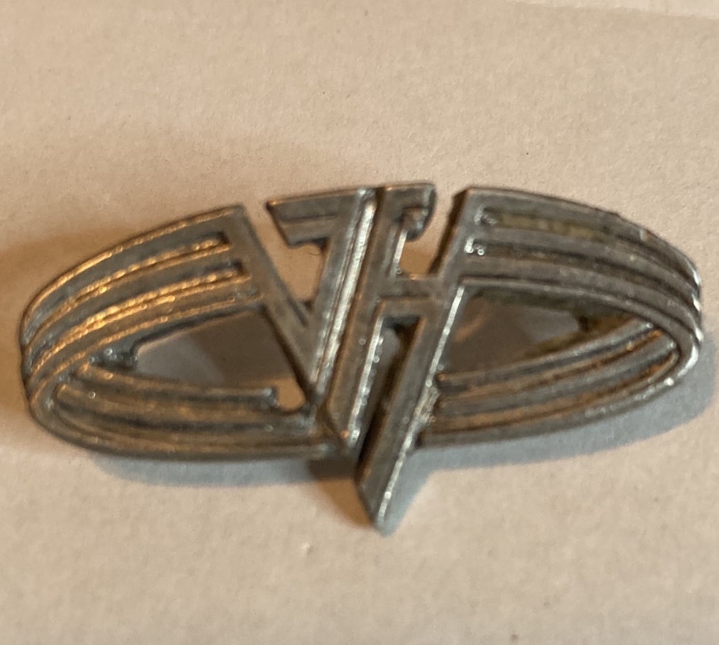 Vintage Van Halen VH 5150 Logo Double Post Metal Pin