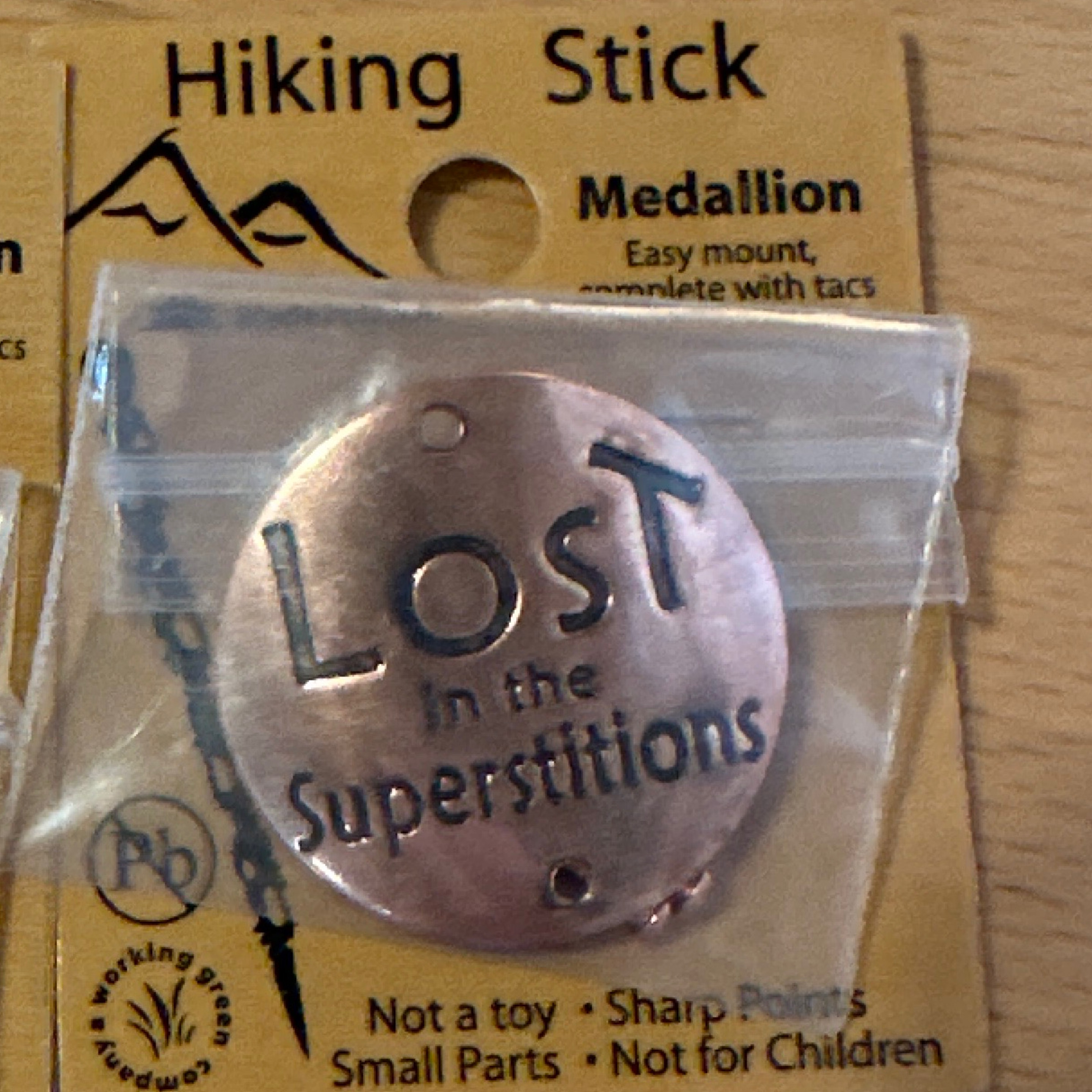 Hiking Stick Medallion LOST