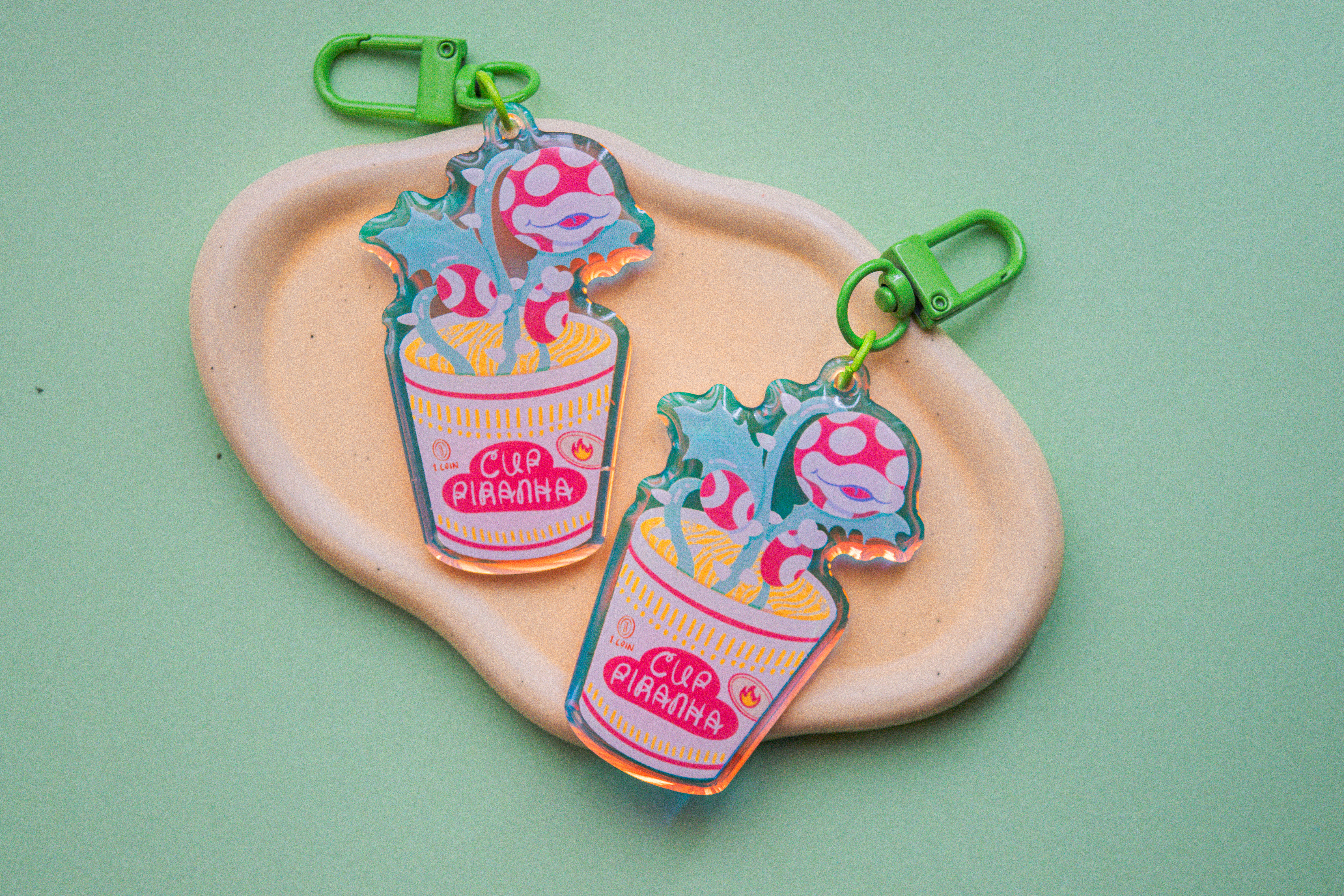 K5. Cup Plant Keychain
