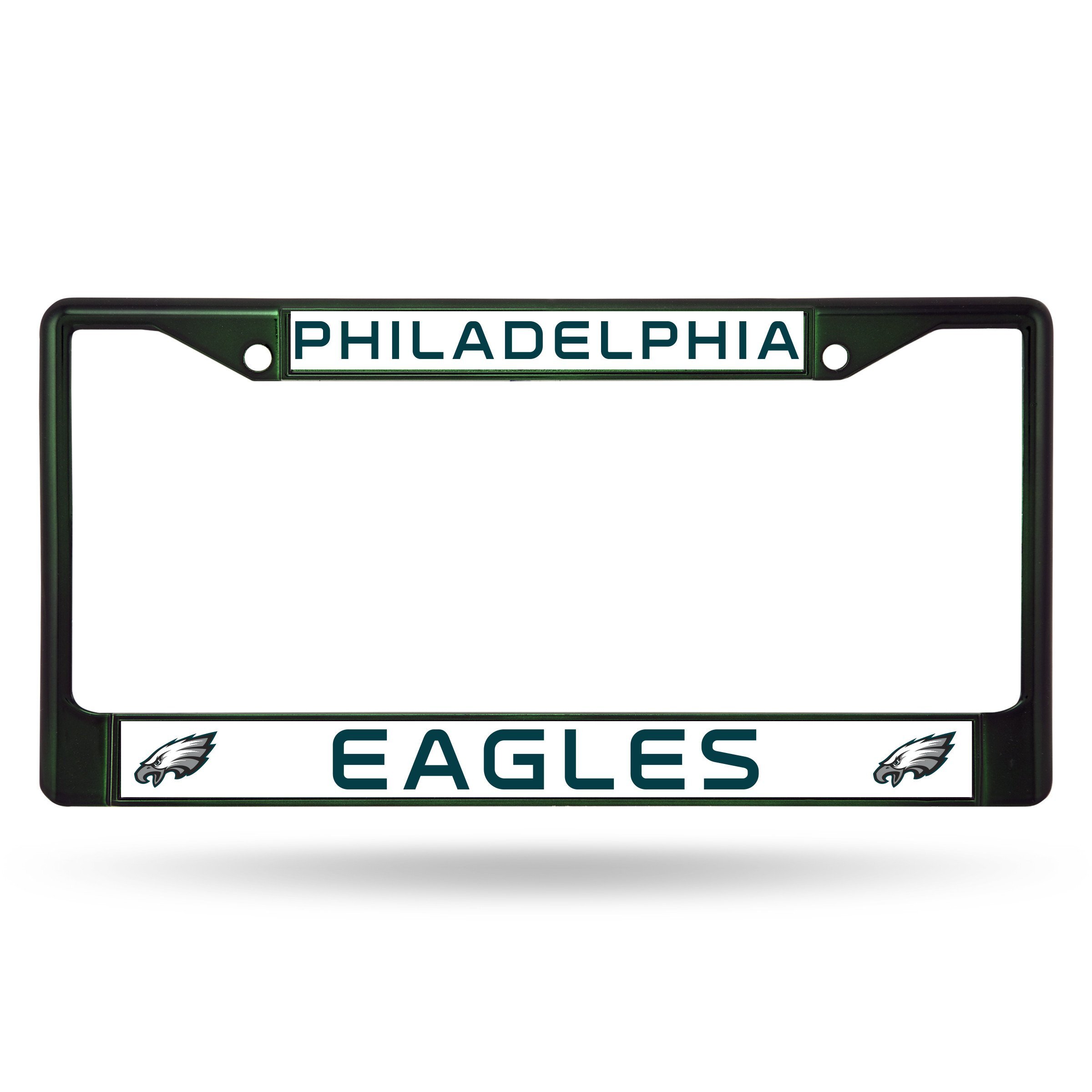 Philadelphia Eagles Dark Green Metal License Plate Frame