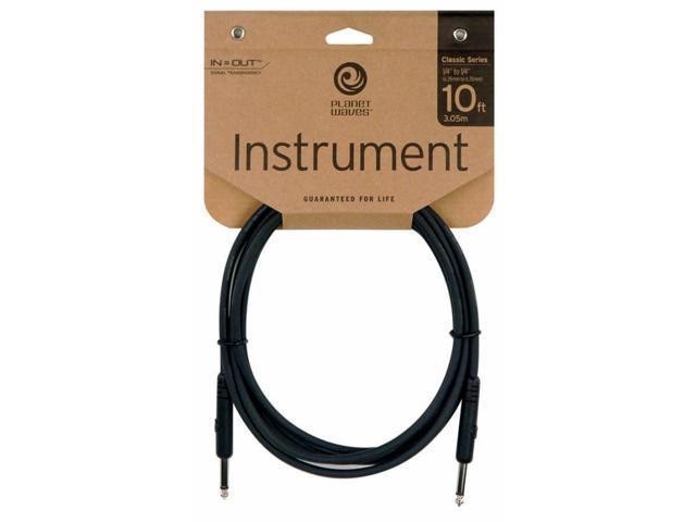 D'Addario Guitar Cable - 1/4 Inch Male to 1/4 Inch Male - Classic Series - 10 Feet