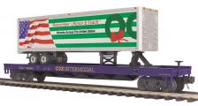 MTH 2095395 CSX Flat Car O Scale