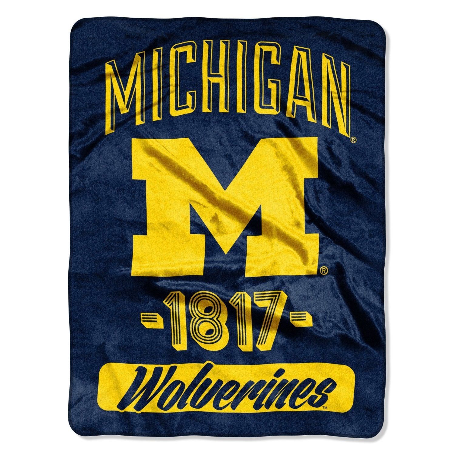 Michigan Wolverines 46x60" Varsity Design Rolled Blanket
