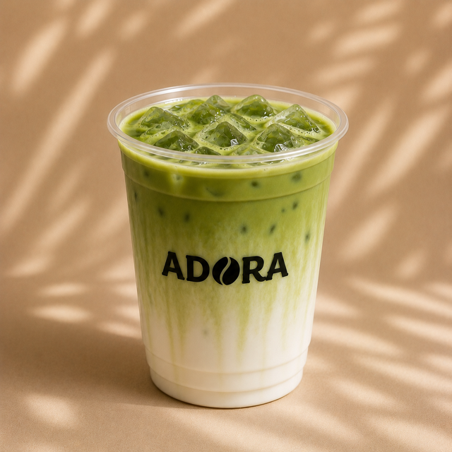 Iced Matcha Latte- COLD 16oz