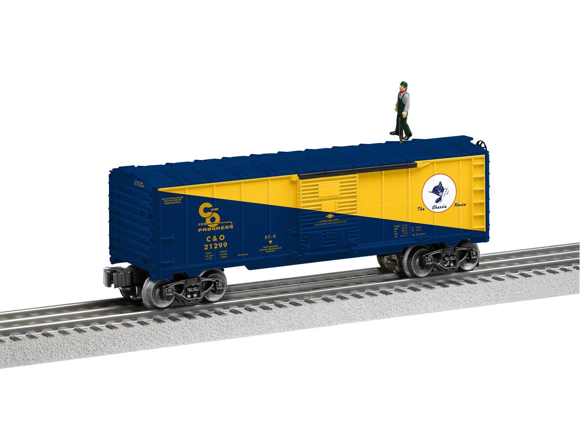 Lionel Chesapeake & Ohio Walking Brakeman O Scale Car 2128010