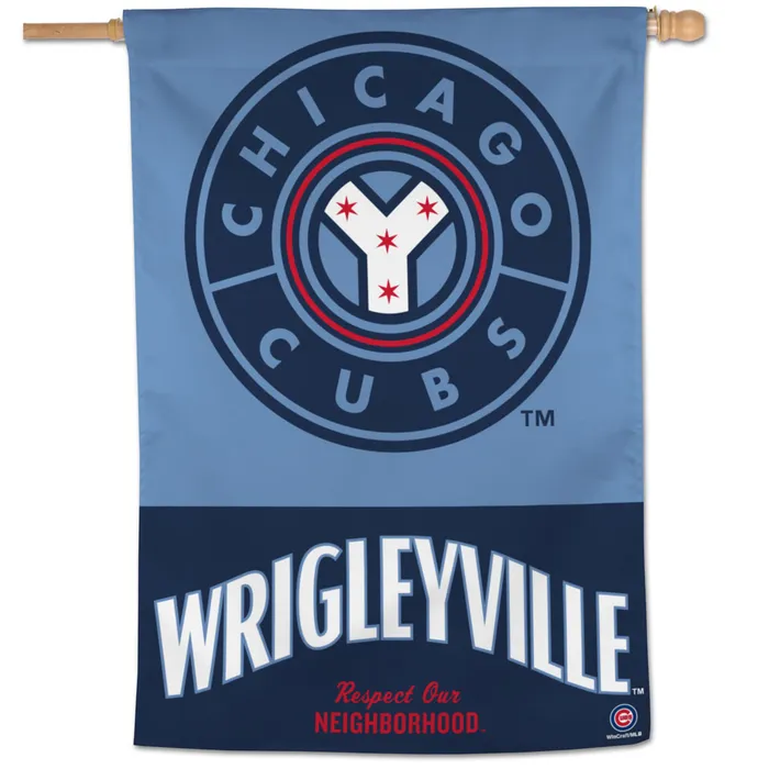 Chicago Cubs City Connect Vertical House Flag 28x40"