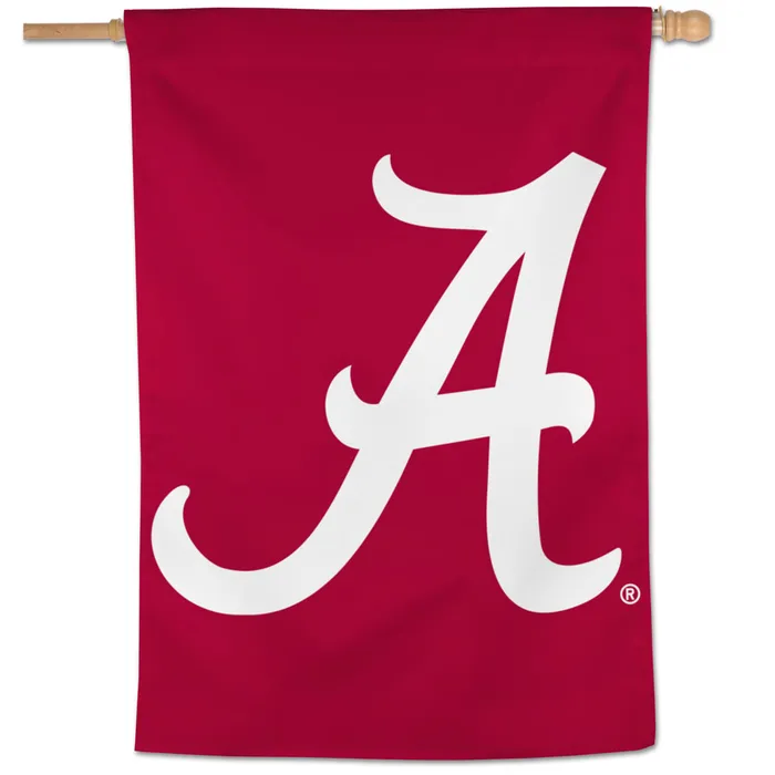 Alabama Crimson Tide Primary Logo Vertical House Flag 28x40"