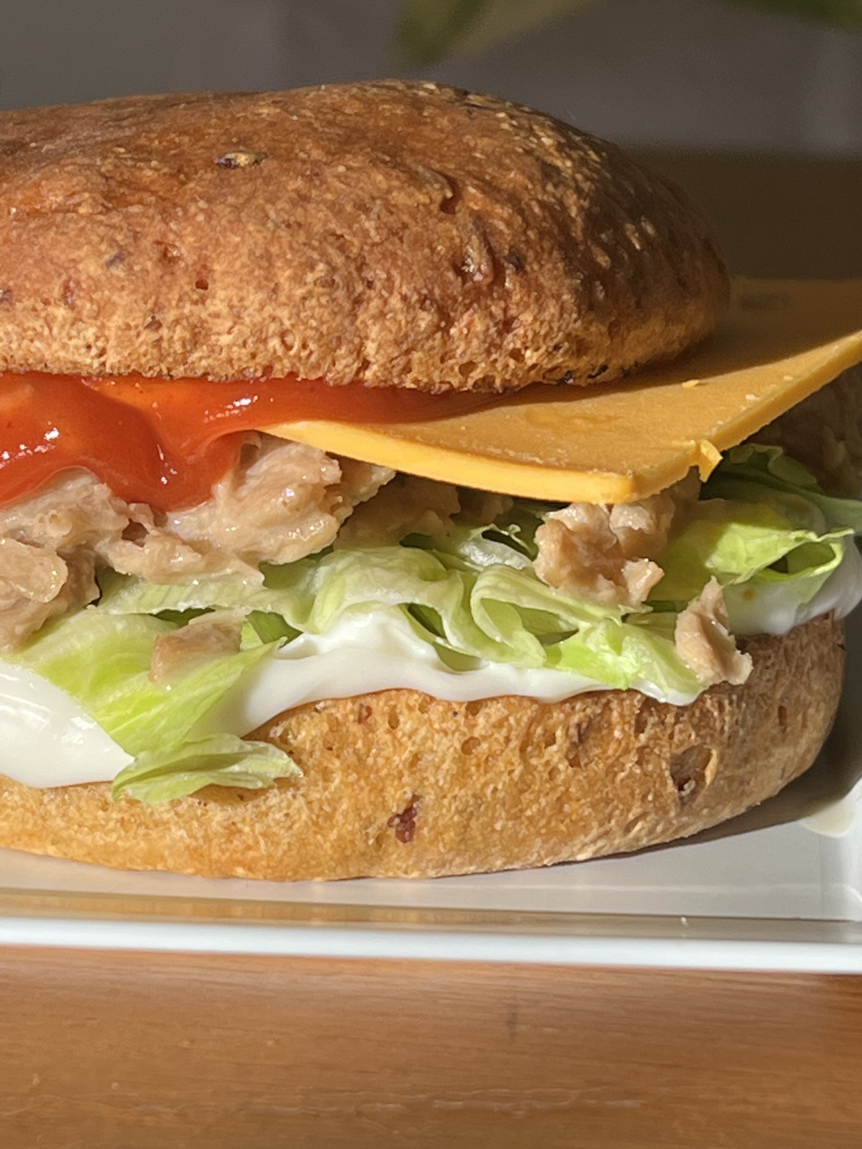 Buffalo Pulled Chickun Burger (V)(GF)