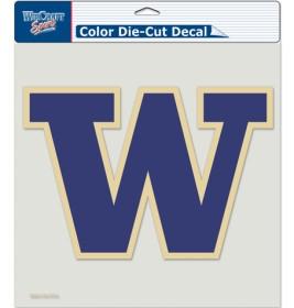 Washington Huskies Perfect Cut Decal 8x8"