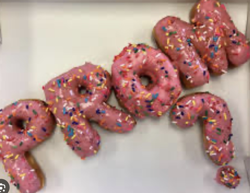3 inch Vegan shaped donut