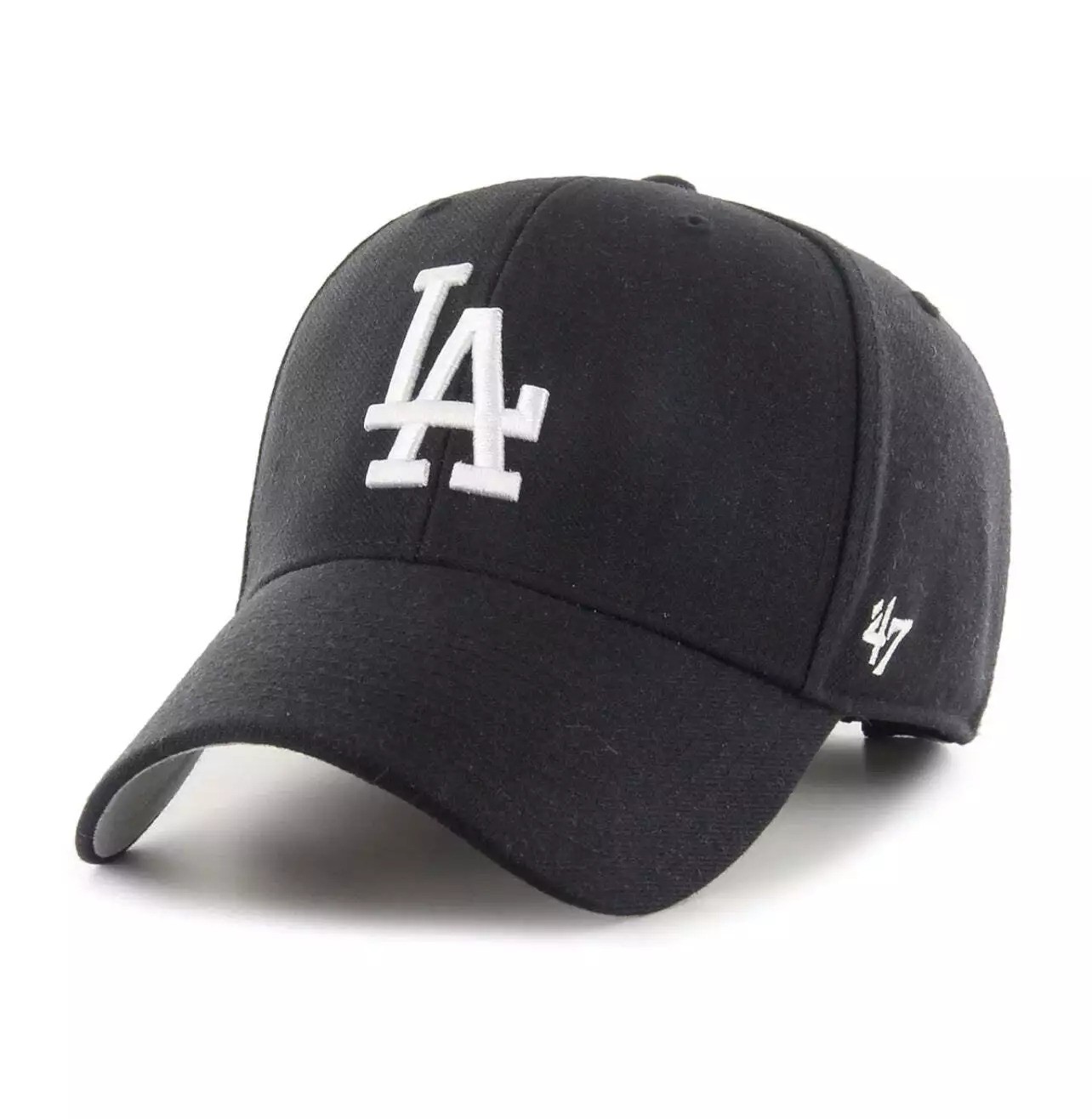 Los Angeles Dodgers Black and White '47 Brand MVP Adjustable Hat