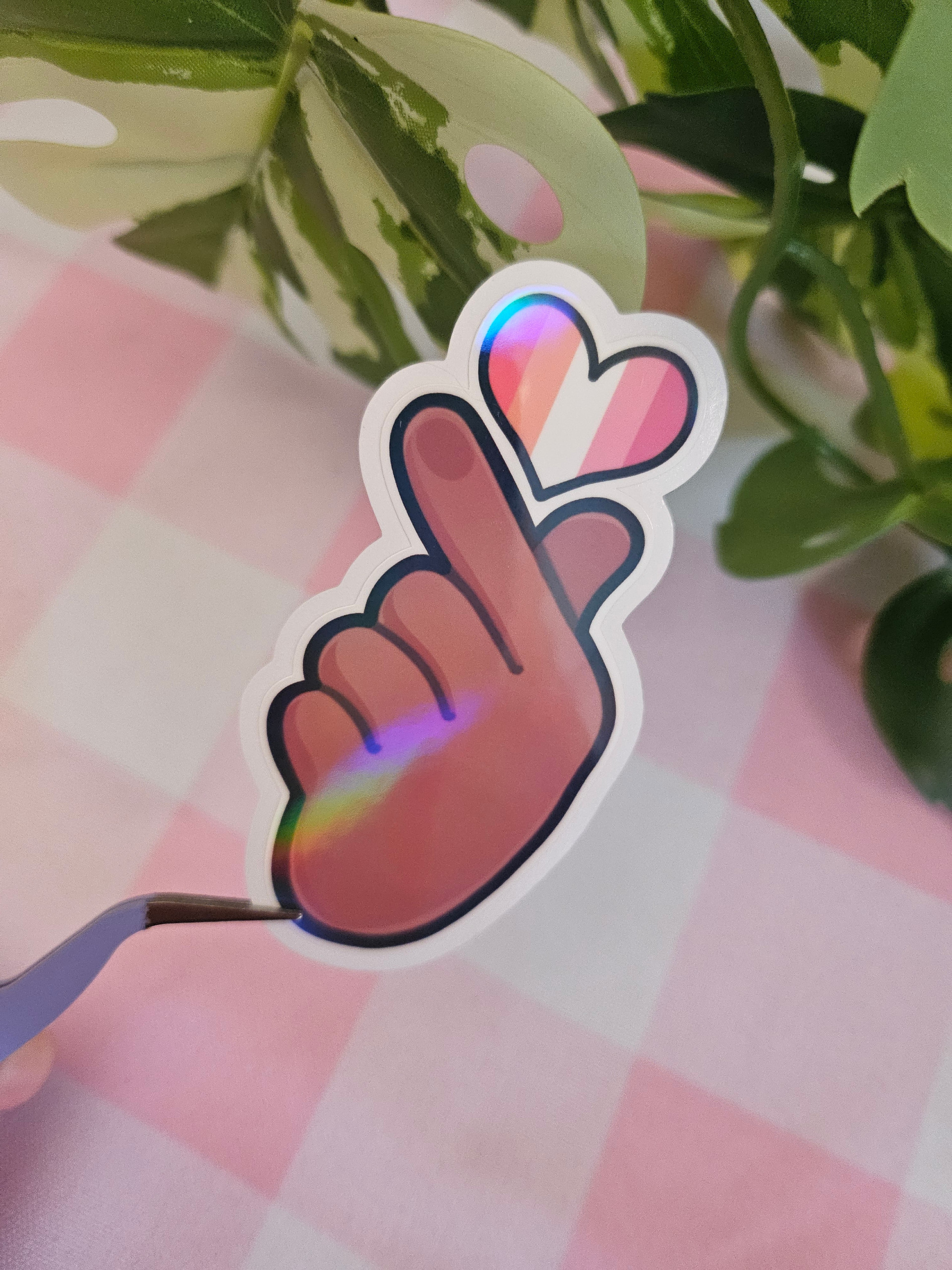 Hallyu Heart PRIDE Die Cut Sticker