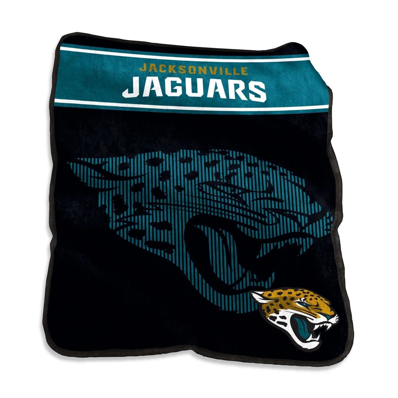 Jacksonville Jaguars Field Day Raschel Throw Blanket 60x80" — view 1