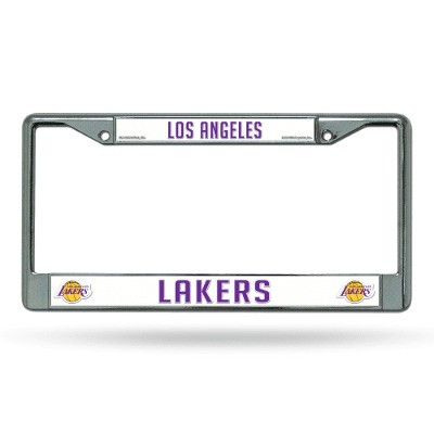 Los Angeles Lakers Chrome License Plate Frame