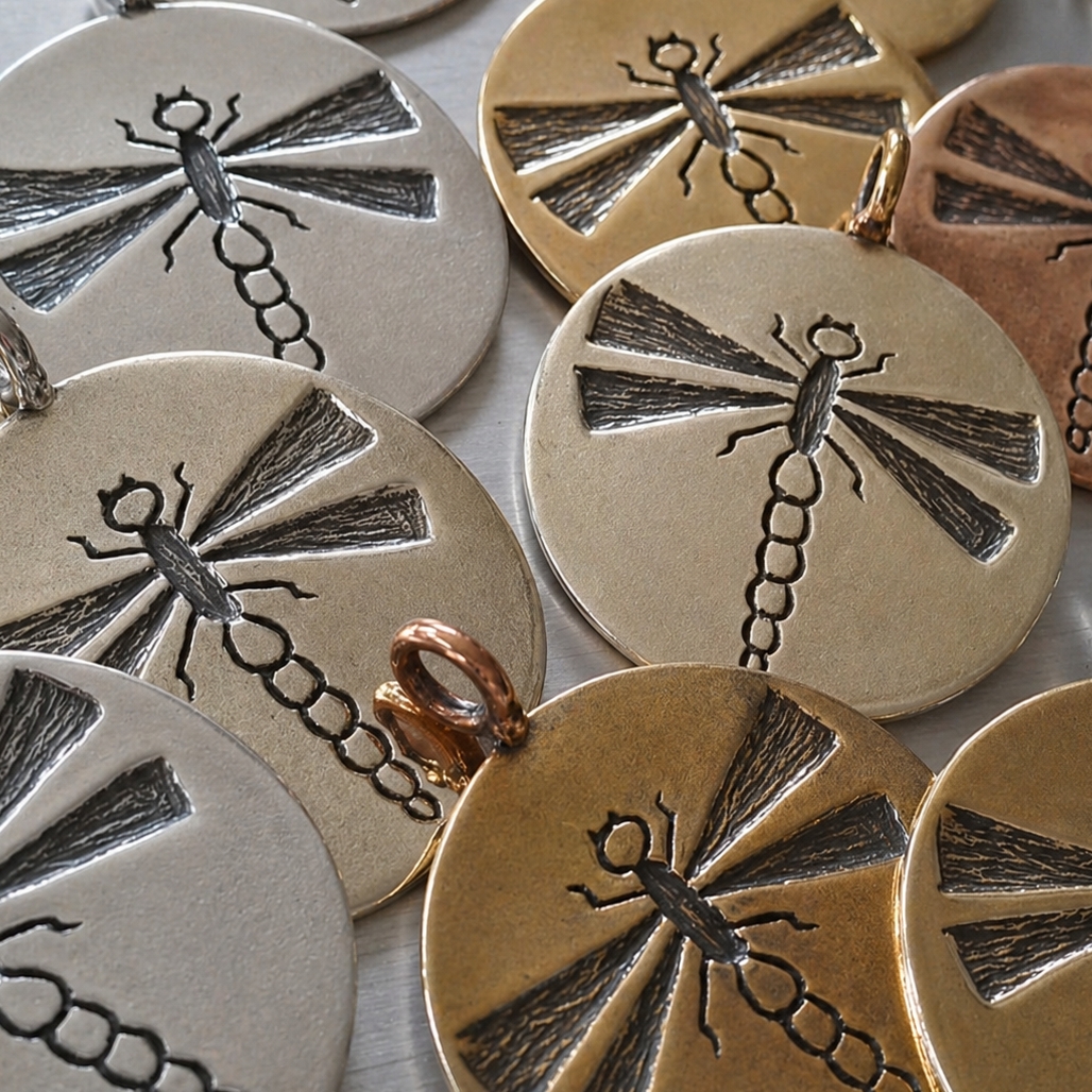 Dragon Fly Medallion by Moss Creek Art