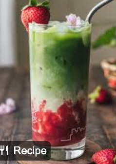 Strawberry Cream Matcha