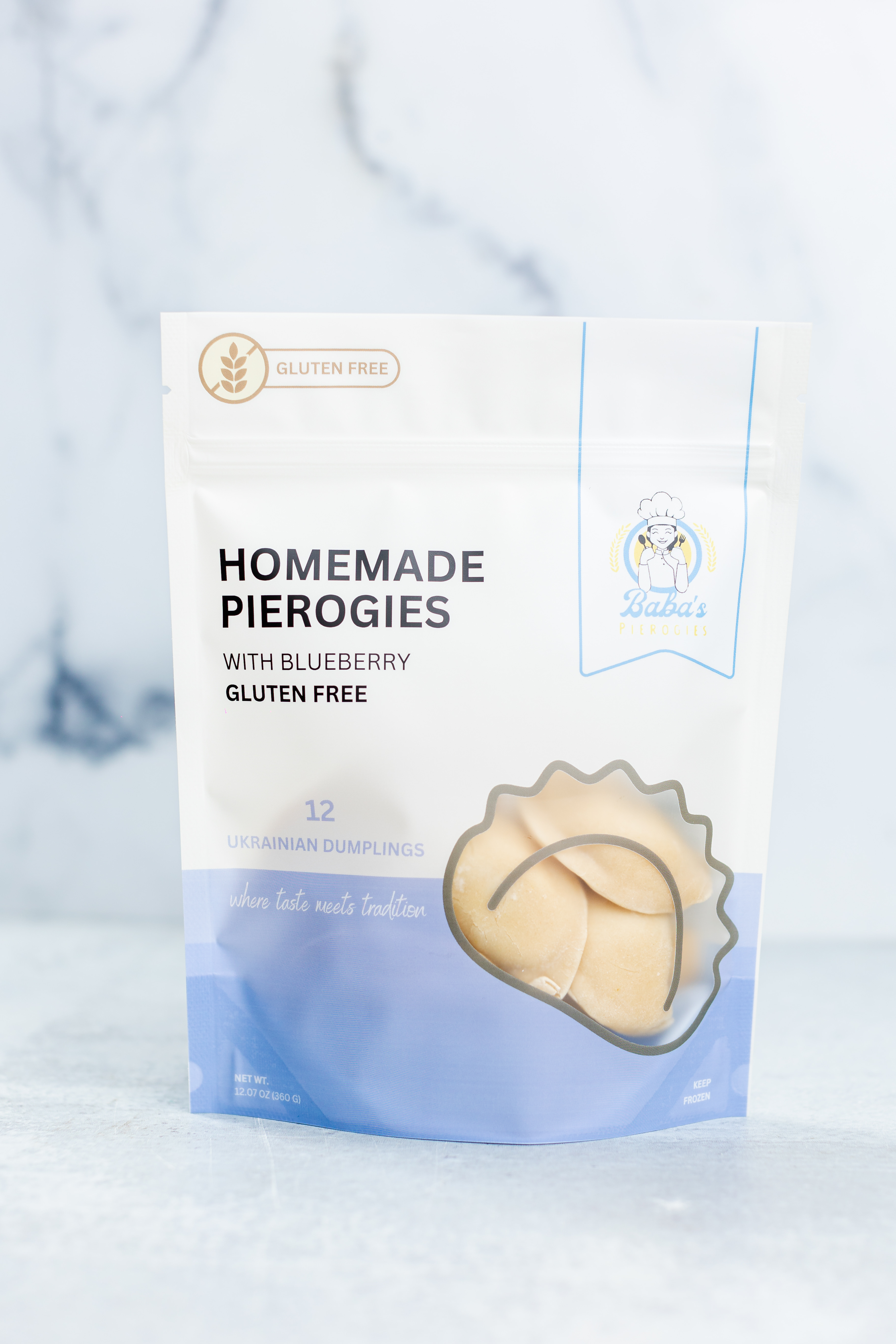 ❄️ GLUTEN FREE & VEGAN Pierogi with Organic Blueberries