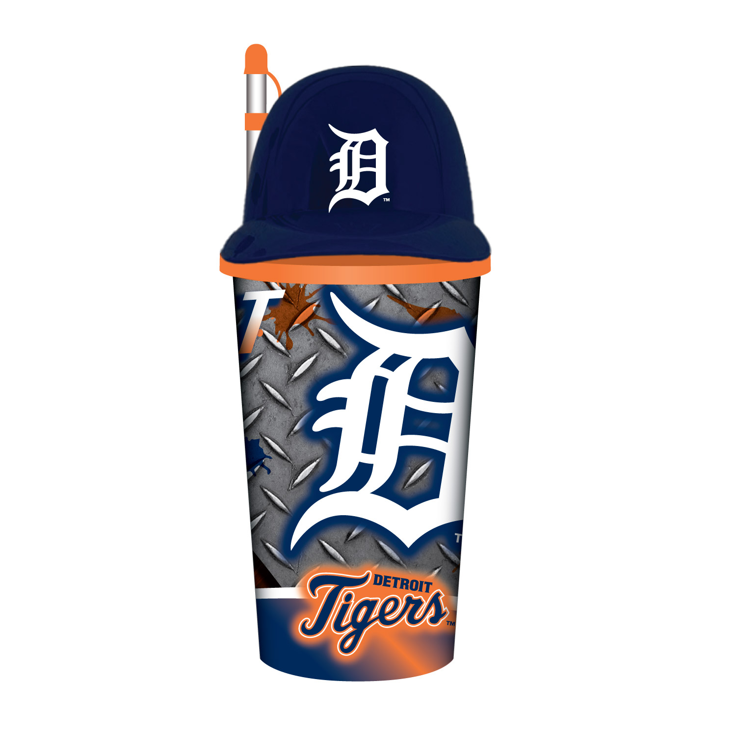 Detroit Tigers Helmet Cup with Straw 32oz