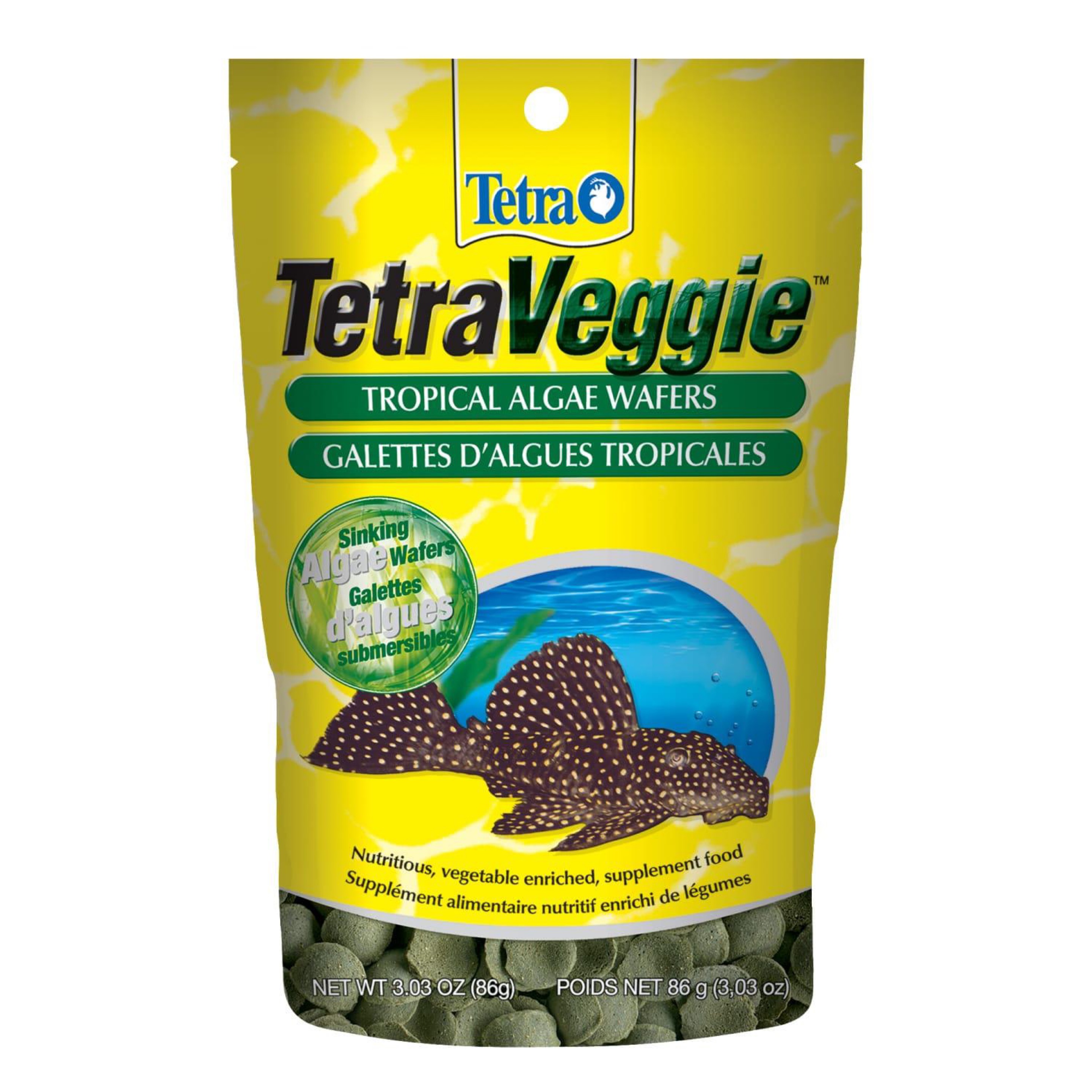 Tetra Plecowafers 3.03 Ounces anced Fish Food for Algae Eaters