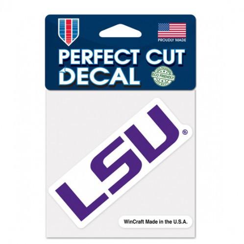 LSU Tigers Perfect Cut Decal 4x4"