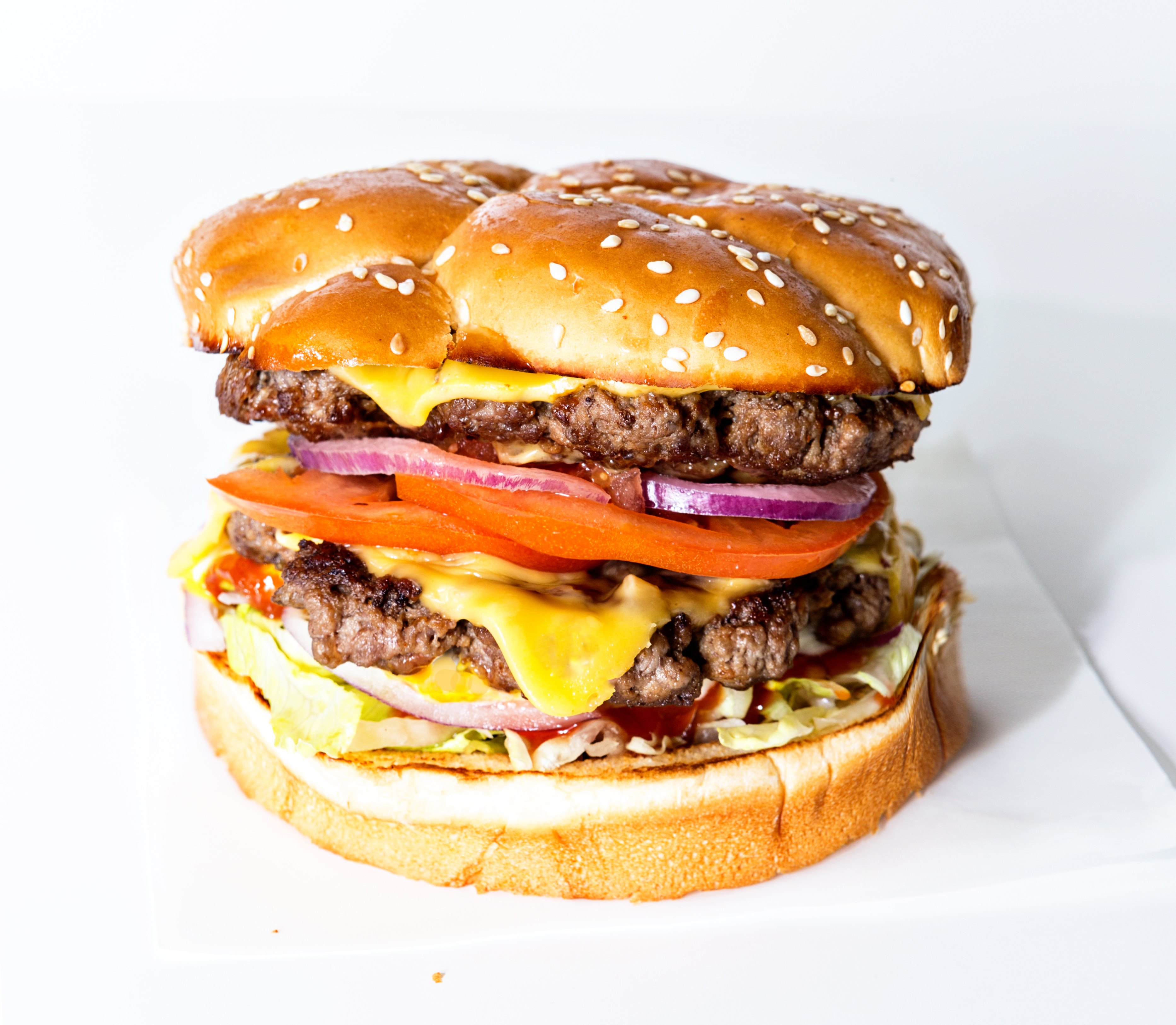 15. Double cheeseburger