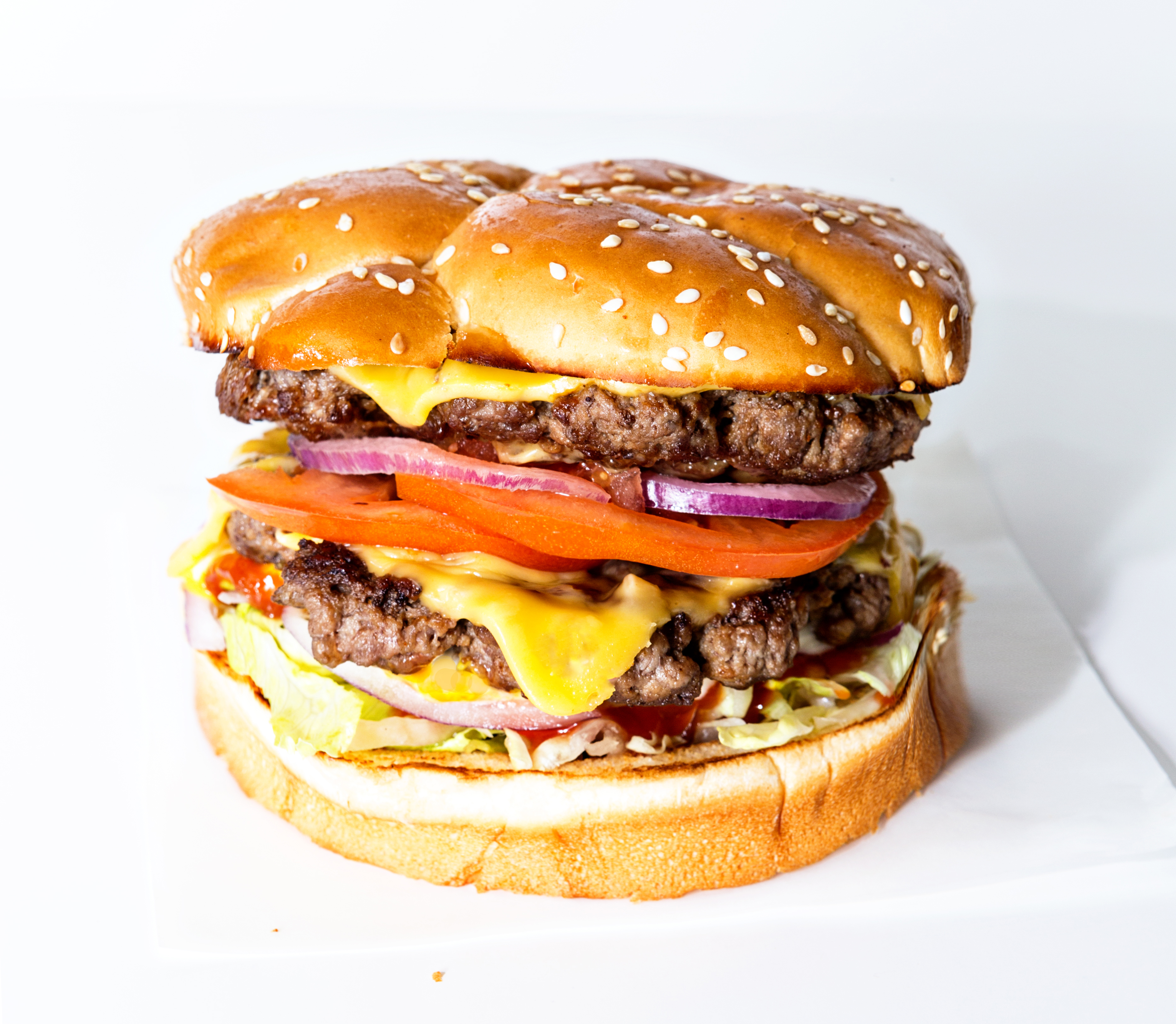 17. Double cheeseburger