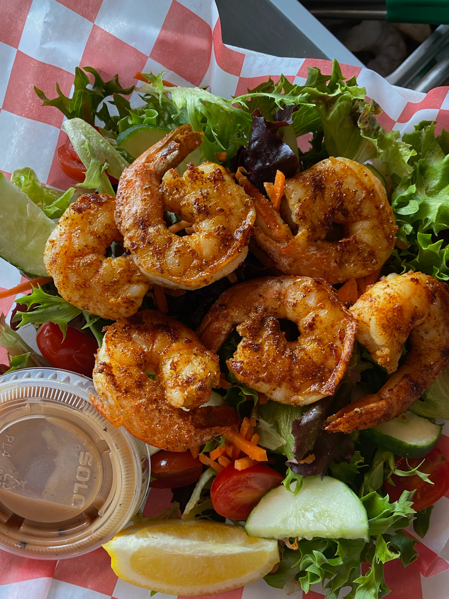 Grilled Shrimp Salad