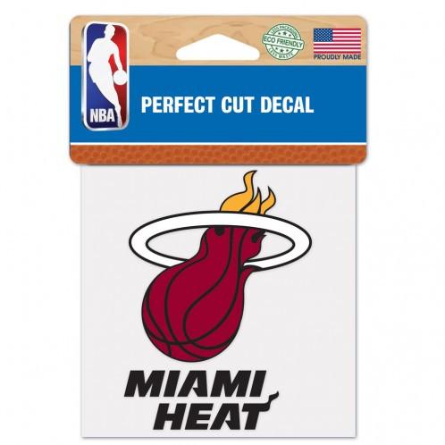 Miami Heat Perfect Cut Decal 4x4"