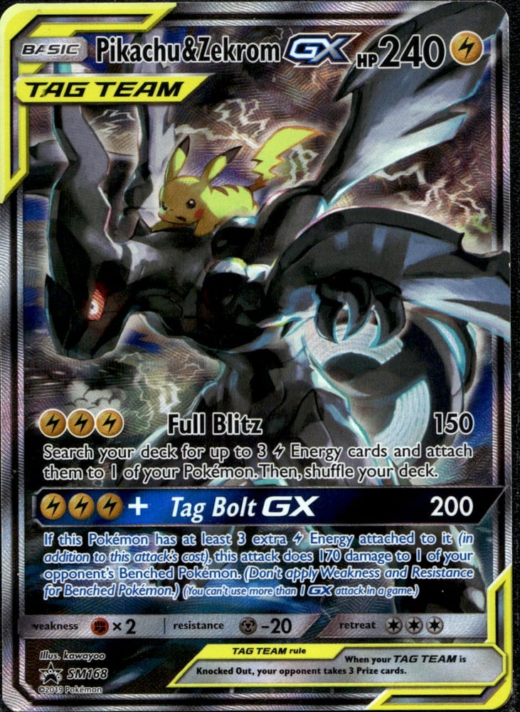 Pikachu & Zekrom GX - SMP SM168/248