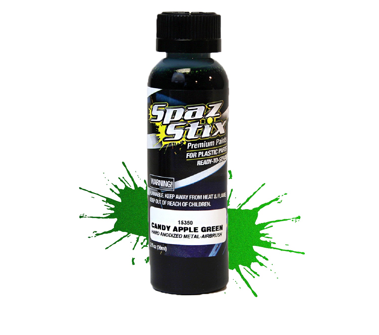 Candy Apple Green Hard Anodized Metal Airbrush 2oz 15350