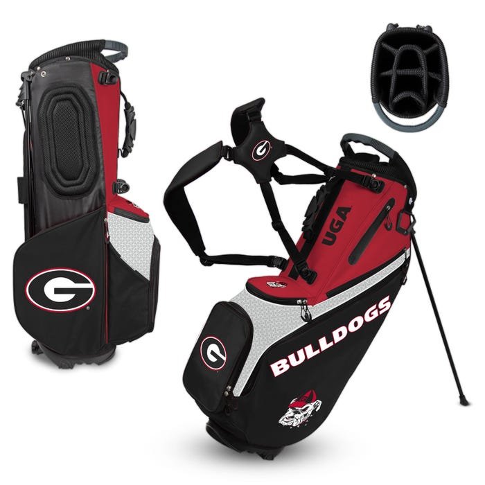 Georgia Bulldogs Hybrid Back Nine Carry Golf Bag