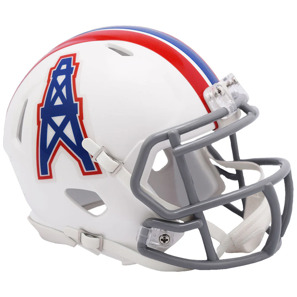 Houston Oilers 1975-80 Throwback Riddell Speed Mini Helmet