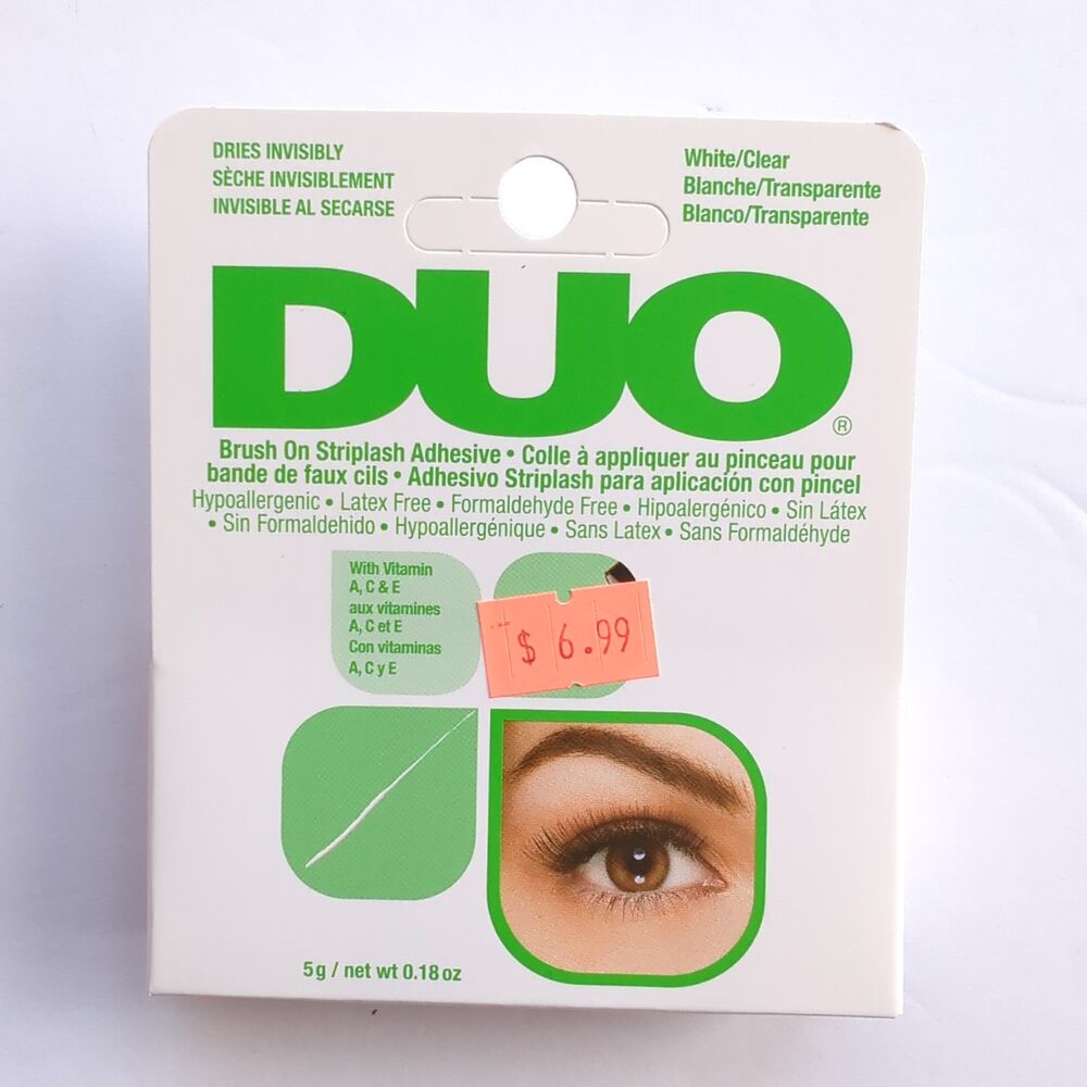 DUO Brush On Striplash Adhesive - White/Clear