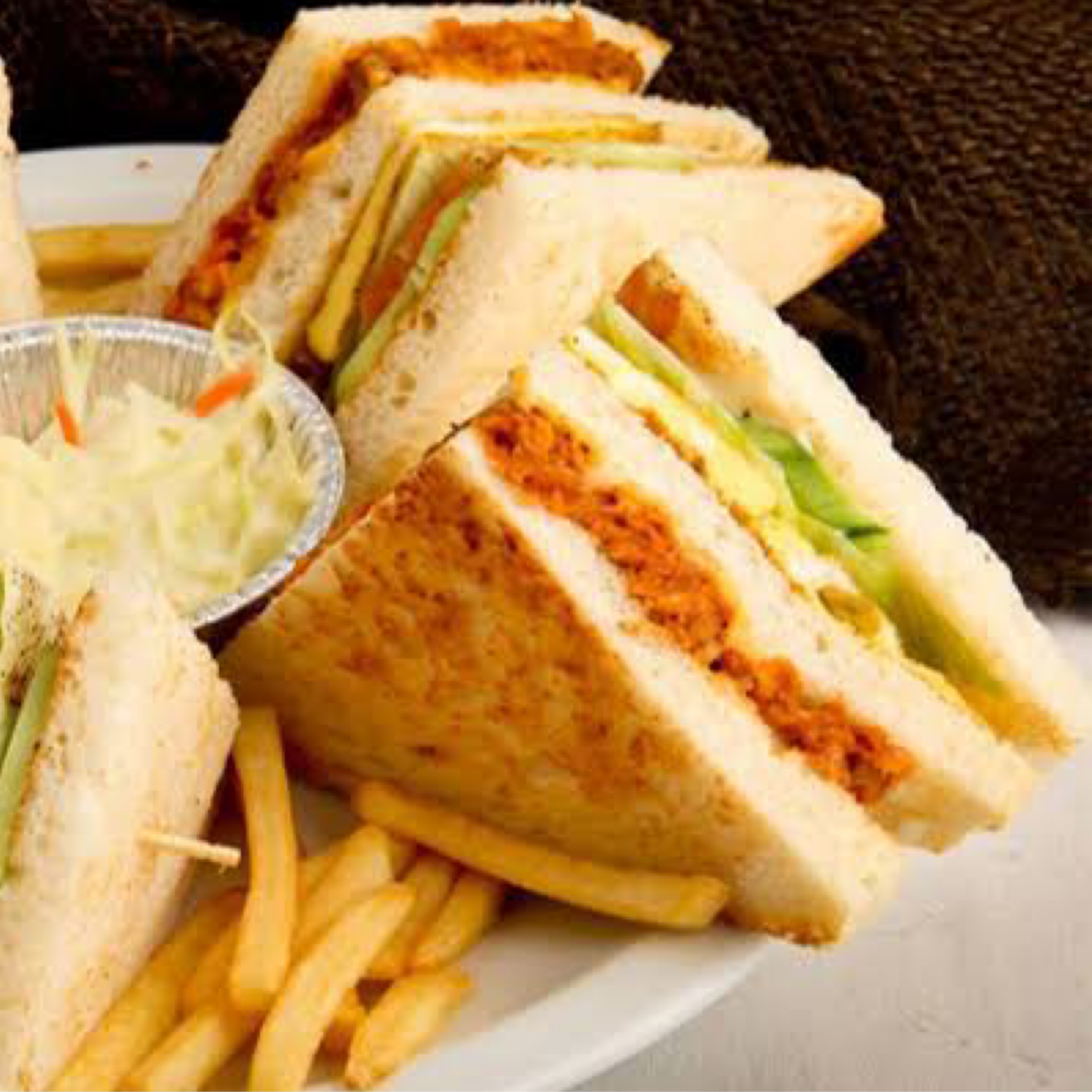 BBQ Club Sandwich Meal