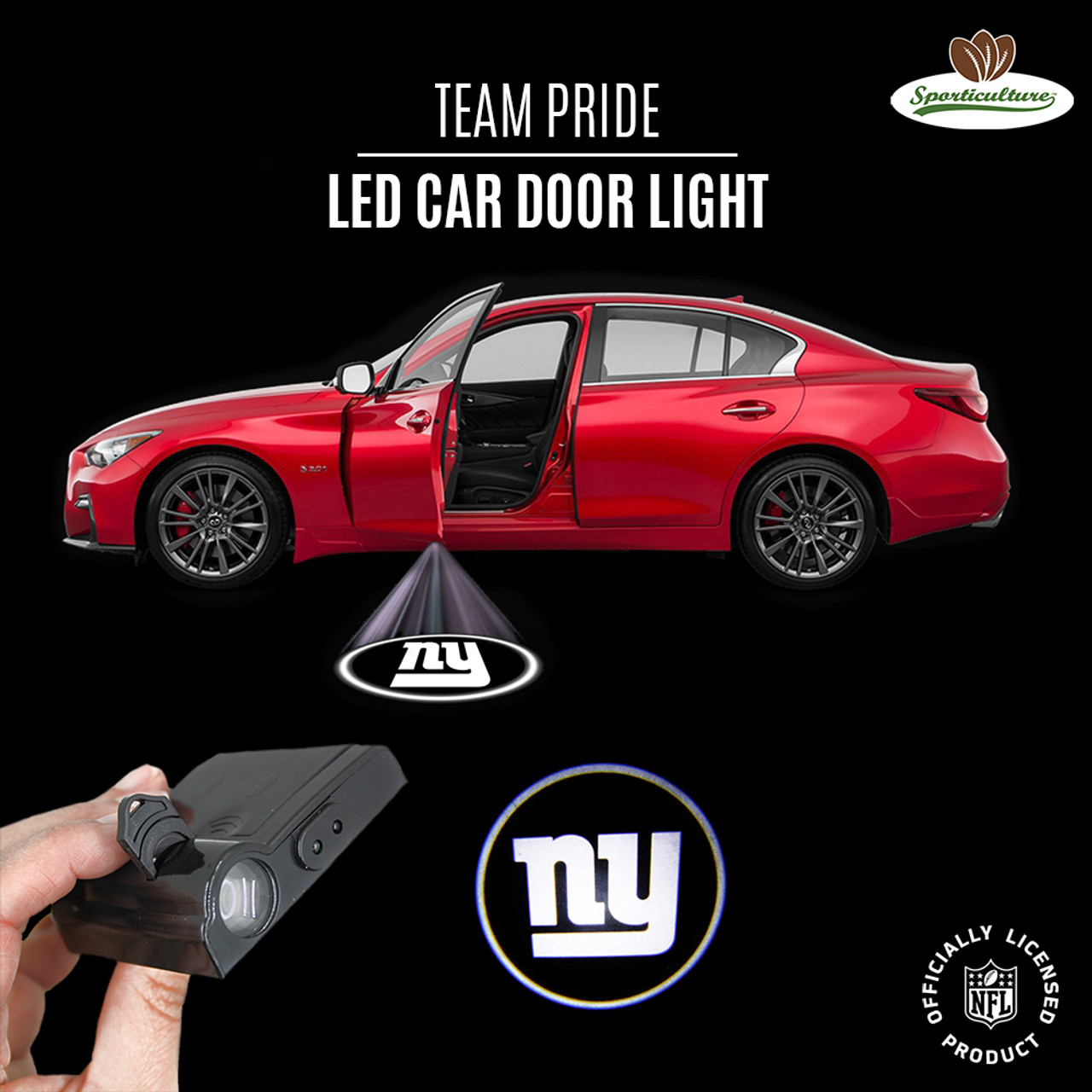 New York Giants LED Car Door Light Projector