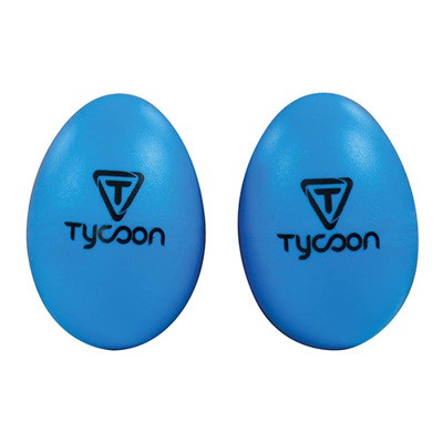 Tycoon Percussion Plastic Egg Shakers - Blue