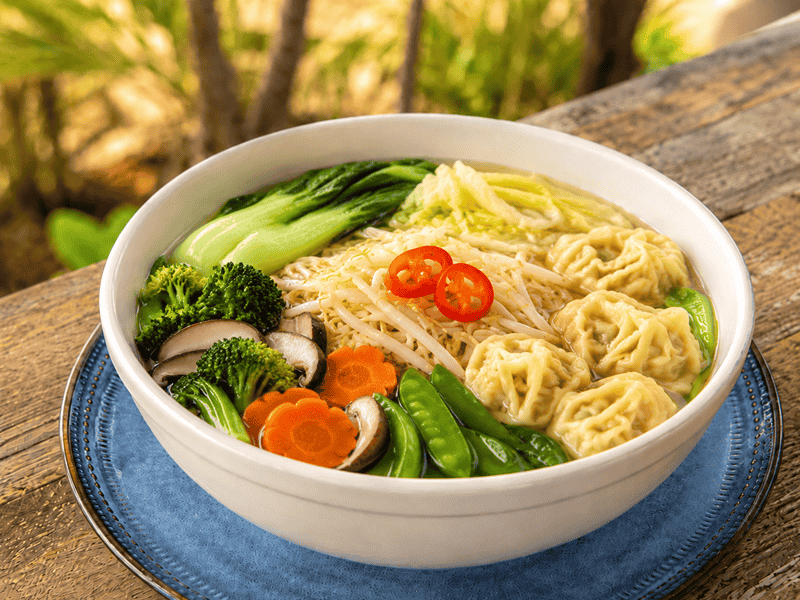 Veggies Wonton Soup - Take Away