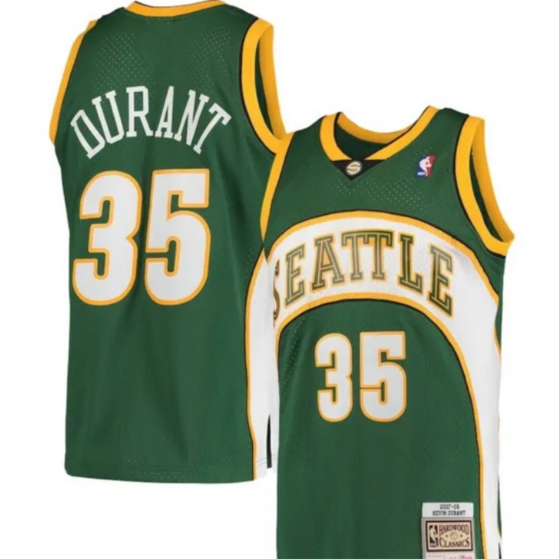 Seattle Supersonics Kevin Durant Mitchell and Ness Jersey