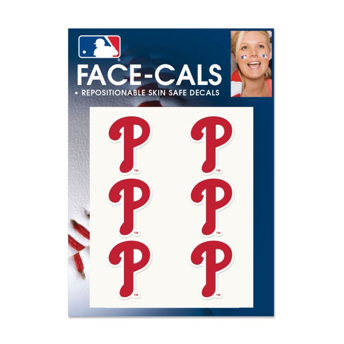 Philadelphia Phillies Face Cals Tattoos