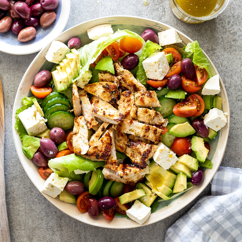 GREEK CHICKEN SALAD