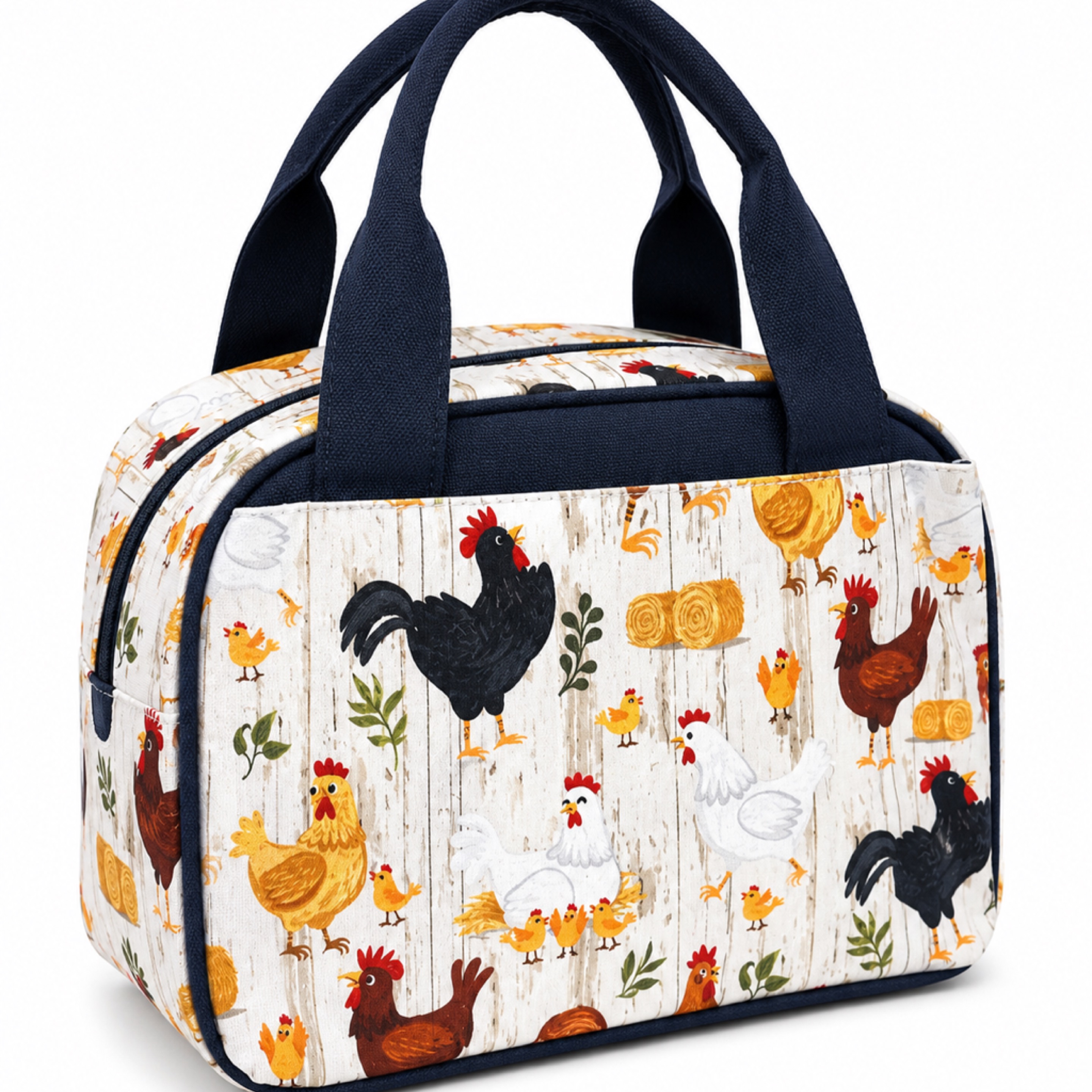 Farmhouse Chicken Insulated Lunch Bag