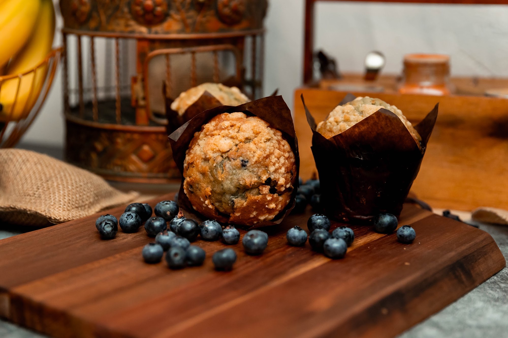 Blueberry Crumble Muffin