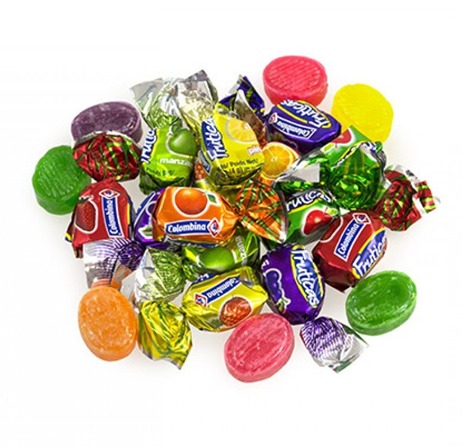 Colombina Fancy Filled Fruit Hard Candy 5 Pound bag