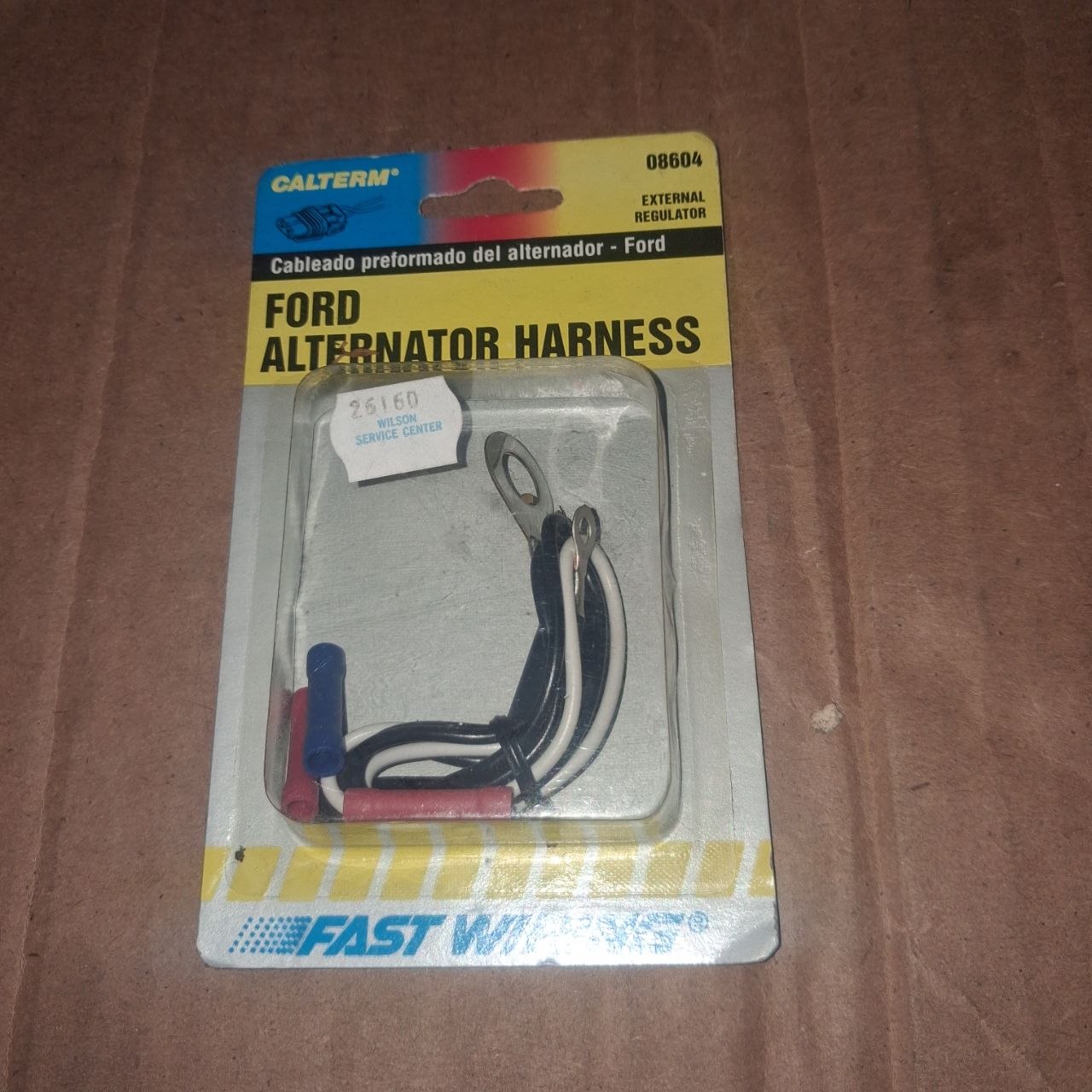 CalTerm 08604 Ford Alternator Harness External Regulator 65-76 NOS