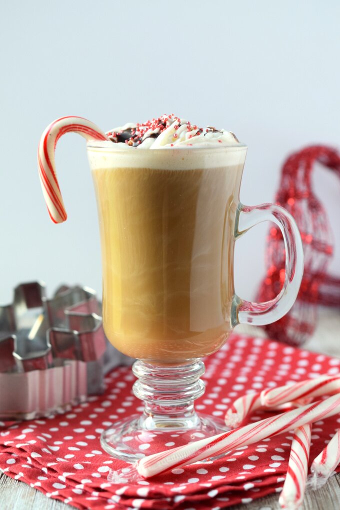 Chocolate Candy Cane Latte