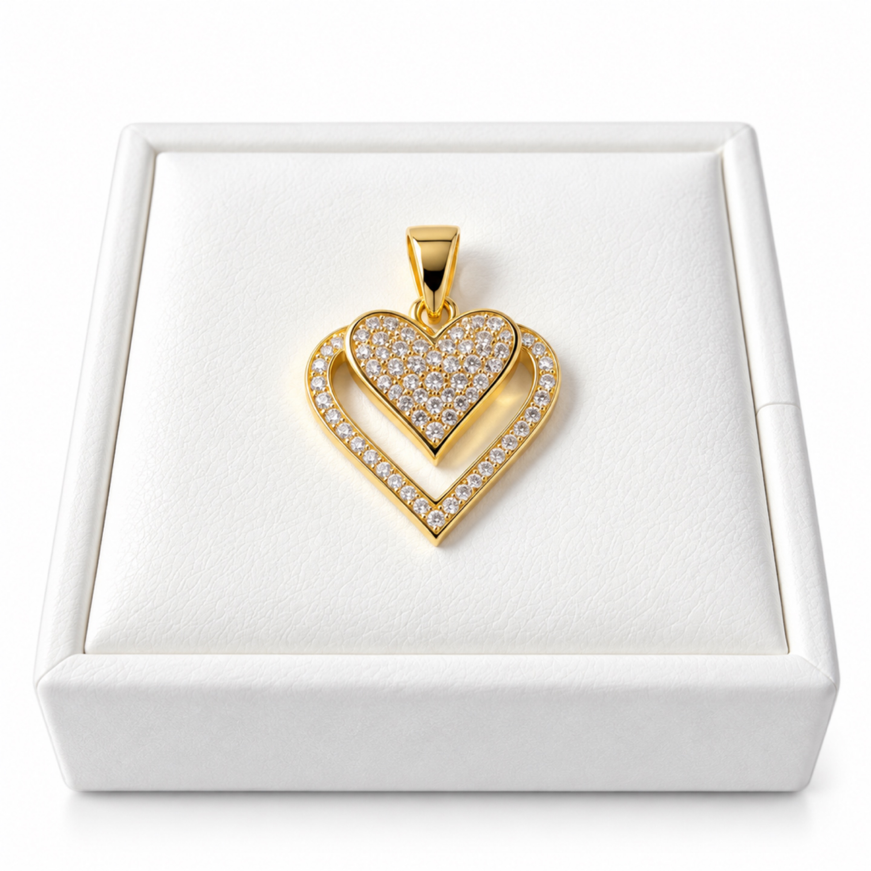 Double Heart Pendant 